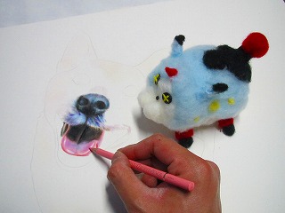 制作中の様子